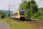 Dieser HLB Lint (VT 282.2) kam am 22.05.2014 über die KBS 613 in Richtung Norden.