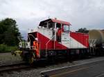 Krauss Maffei MH05 alias D1 der Hafenbahn Frankfurt am 06.08.11 in Hanau Hafen