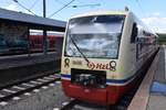 RADOLFZELL am Bodensee (Landkreis Konstanz), 15.09.2017, ein Regioshuttle der HzL als Regionalbahn nach Stockach im Bahnhof Radolfzell