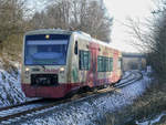 Am selben Tag, also am 14.2.2018 war VT 244 der Hzl als Ringzug nach Rottweil unterwegs.