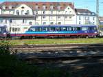 Triebwagen der Hohenzollerschen Landesbahn AG sind am 5.8.2007 abgestellt in Radolfzell.