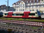 Tiebwagen der HzL am 5.8.2007 abgestellt in Radolfzell