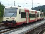 HZL RegioShuttle 219 und 216 bei der Einfahrt in Tbingen Hbf am 22.08.2008.