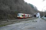 Sonderzug der Hohenzollerischen Landesbahn anlsslich der  Horber Schienentage  in Haigerloch an der Strecke Eyach-Hechingen (kein SPNV).