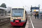 254 als HzL 85931 (Radolfzell-Stockach) am 24. Januar 2010 in Radolfzell.