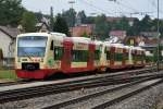 Regio Shuttle R 51 der Hzl beim Bf Donaueschingen - 05.09.2011