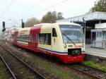 HZL - Triebwagen  251 im Bahnhof von Radolfzell am 22.10.2013