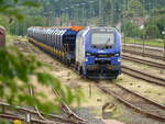 HLG 159 216 mit K+S Tanpps-Schttgutwagen, am 30.06.2021 in Bebra.