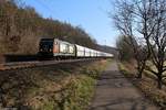 187 537 HSL (Gibt den Kindern das Kommando) mit einem Sandzug bei Erzhausen am 23.02.2018