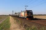 187 538 HSL mit Kesselwagen bei Woltorf am 11.10.2018  