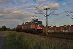 HSL 185 500-4 mit Kesselwagen in Rodenbach (Main Kinzig Kreis) am 17.09.19