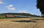 185 599 HSL mit DPE 13476 aus Kitzbühl nach Düsseldorf.(Ebersbach(Fils) 15.9.2019).