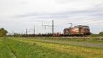 HSL Logistik 187 538 mit Saarrailzug DGS 69471 Brake (Weser) - Neunkirchen (Saar) Hbf (Diepholz, 10.05.2021).