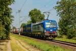 193 490 Hupac Vectron in Boisheim, am 26.06.2021.