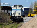 Im Hafengebiet von Rostock, genauer Fotostandort leider nicht mehr bekannt, entstand am 22.04.2008 die Aufnahme der ITB 1110 (NVR 1202 968 D-ITB.