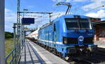 InfraLeuna GmbH, Leuna [D] mit ihrer Smartron  192 003  [NVR-Nummer: 91 80 6192 003-2 D-LEUNA] und einem Propangaszug  am 12.06.24 Durchfahrt Bahnhof Roßlau (Elbe).