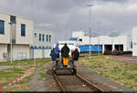 Zum Tag der Schiene im vergangenen September wurden nicht nur Loks und Wagen ausgestellt: Das Eisenbahnmuseum Kötzschau bot zudem Draisinen-Fahrten auf dem Werksgelände der InfraLeuna an.