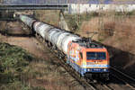 IGE 185 685-5 auf der Hamm-Osterfelder Strecke in Recklinghausen 21.1.2021