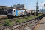 IGE 187 002 wartet am 19 Augustus 2023 in Koblenz Hbf bis der Fotograf seiner Beute sichergestellt hat.