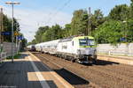 193 781-2 ITL - Eisenbahngesellschaft mbH mit einem Aluminiumoxidzug in Bienenbüttel und fuhr weiter in Richtung Uelzen.