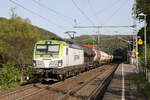 die von Captrain eingesetzte ITL 193 583 durchfährt mit ihrem Anhang Obervogelgesang, 30.04.2024