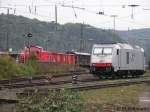 ITL 285 109  am 10.09.08 in Saarbrcken. Im Hintergrund 294 953