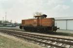 BR 106-009 der ITL wartet in Schwerin Grries auf neue Aufgaben 8.07.2004