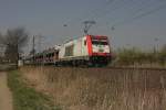 Am 29.03.2014 war in Osnabrück Lüstringen ITL 185649 mit einem Autotransportzug in Richtung Löhne unterwegs.