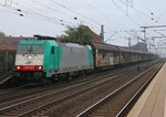 186 246 der ITL mit H-Wagen Ganzzug aus Richtung Seelze kommend weiter gen Osten.