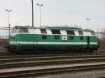 Lok 118 001 der ITL im Hafen zu Dresden