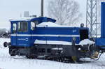 Jaeger Bernburg 335 014-7  Elli  am 13.02.2021 in Angersdorf.