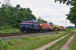 JH 211 079 mit Sandverteil- und Verdichtungsmaschine SVV 100 (VDM-Nr.