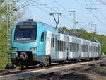 ET 4.05 der EuroBahn als RB61 nach Hengelo in Rheine=Bentlage, 26.04.2020