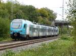 EuroBahn ET 4.03 als RB61 nach Hengelo in Rheine=Bentlage, 01.10.2022