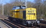 KGT Gleis- und Tiefbau GmbH, Berlin mit  203 728  [NVR-Nummer: 92 80 1203 135-9 D-KGT] am 16.03.22 Berlin Buch.