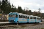 VT 408  Wipperliese  der KML am 16.03.2008 auf dem Bhnhof von Wippra.