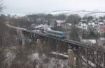 VT 408 am 29.12.14. auf dem Mansfelder Viadukt.