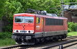 Leipziger Dampf KulTour GbR, Leipzig mit ihrer  155 049-0  (NVR:  91 80 6155 049-0 D-LDK ) am 22.05.20 Vorbeifahrt Bahnhof Hamburg Harburg.