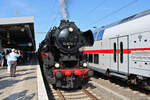 LDK 051 079-6 (52 8079-7) steht anlässlich des Bahnhofsfestes mit ihrem Sonderzug in Magdeburg Hbf.