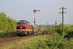 132 109-0 (LEG) fuhr am 07.05.17 mit 106 145-6 von den Geraer Eisenbahnwelten zurück nach Leipzig.