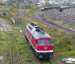 LEG Ludmilla, 232 701-3 ( 9280 1232 701-3 D-LEG ) abgestellt in Gera am 22.10.2020