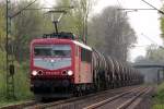 LEG 155 078-9 auf der Hamm-Osterfelder Strecke in Recklinghausen 24.4.2015