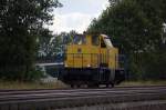 214 008-5 der Leonhard Weiss als LZ zwischen Growudicke und Rathenow in Richtung Wustermark. 17.08.2010