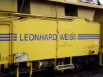 Leonhrad Weiss Aufschrift am 07.12.13 in Hanau Hbf 