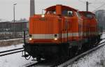 das West/Ost Prchen in Form der Locon 206 & 216 hatte es offenbar ziemlich Eilig um am 14.02.2012 durch Rathenow zu eilen 