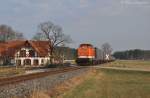 LOCON 211 (92 80 1293 502-1) mit dem ersten Teil des Tchibo Containerzuges am 24.03.2012 bei Seitzermhle bei Sengenthal