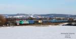 Am 2.3.13 zog die von LOCON gemietete 185 619 die Tchibo-Containerzge Sengenthal-Nrnberg und zurck