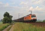 Am 19.Juni 2013 war Locon 189 821 mit H-Wagen bei Burgstemmen auf dem Weg Richtung Norden.