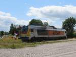 Leider stört das Lf 4 etwas am Lokkasten, aber trotzdem habe ich versucht die LOCON 401 am 10.07.2015 am Bahnübergang zum Industriegebiet in der Stoltenhäger Straße in