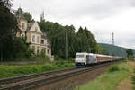 Lokomotion 185 663 mit DPE 2221 Itzehoe - Stuttgart Hbf (Sonderleistung).